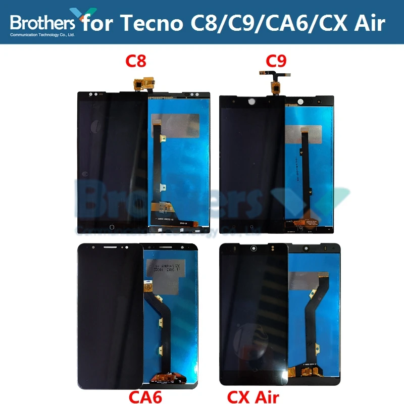 ЖК экран для Tecno Camon C8 C9 CA6 CX Air CXAir дигитайзер сенсорного экрана в сборе детали