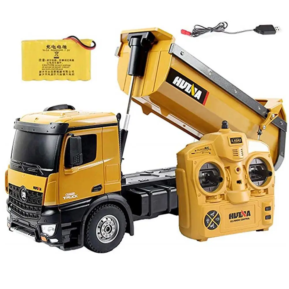 HUINA 2 4 GHz 1573 RTR 10 канальный 1:14 пульт дистанционного управления RC самосвал