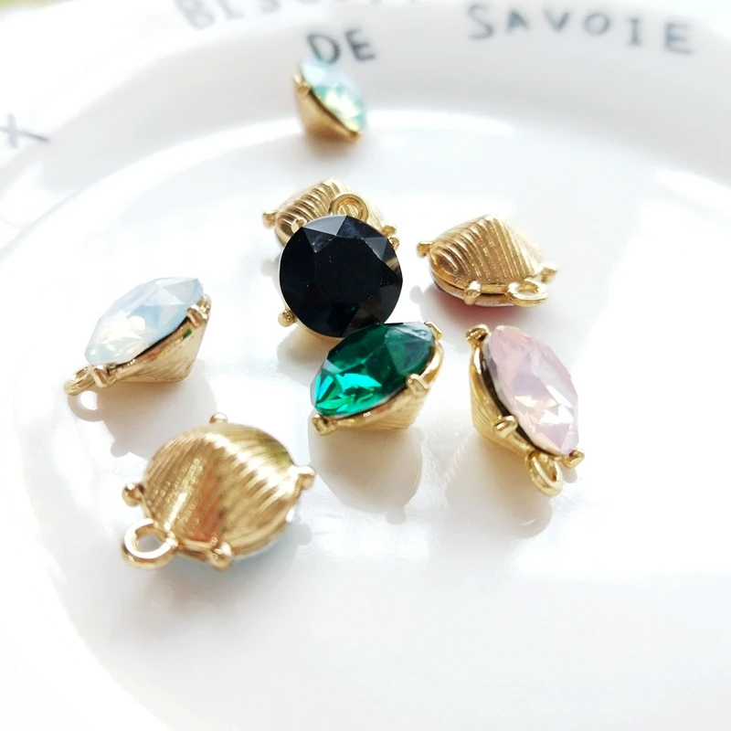 Аксессуары ручной работы сделай сам вставка из корейского сплава с бриллиантами