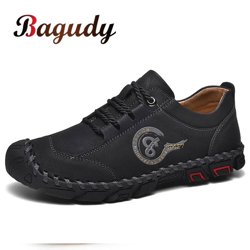 Мужские классические кожаные мокасины ручной работы роскошные брендовые лоферы