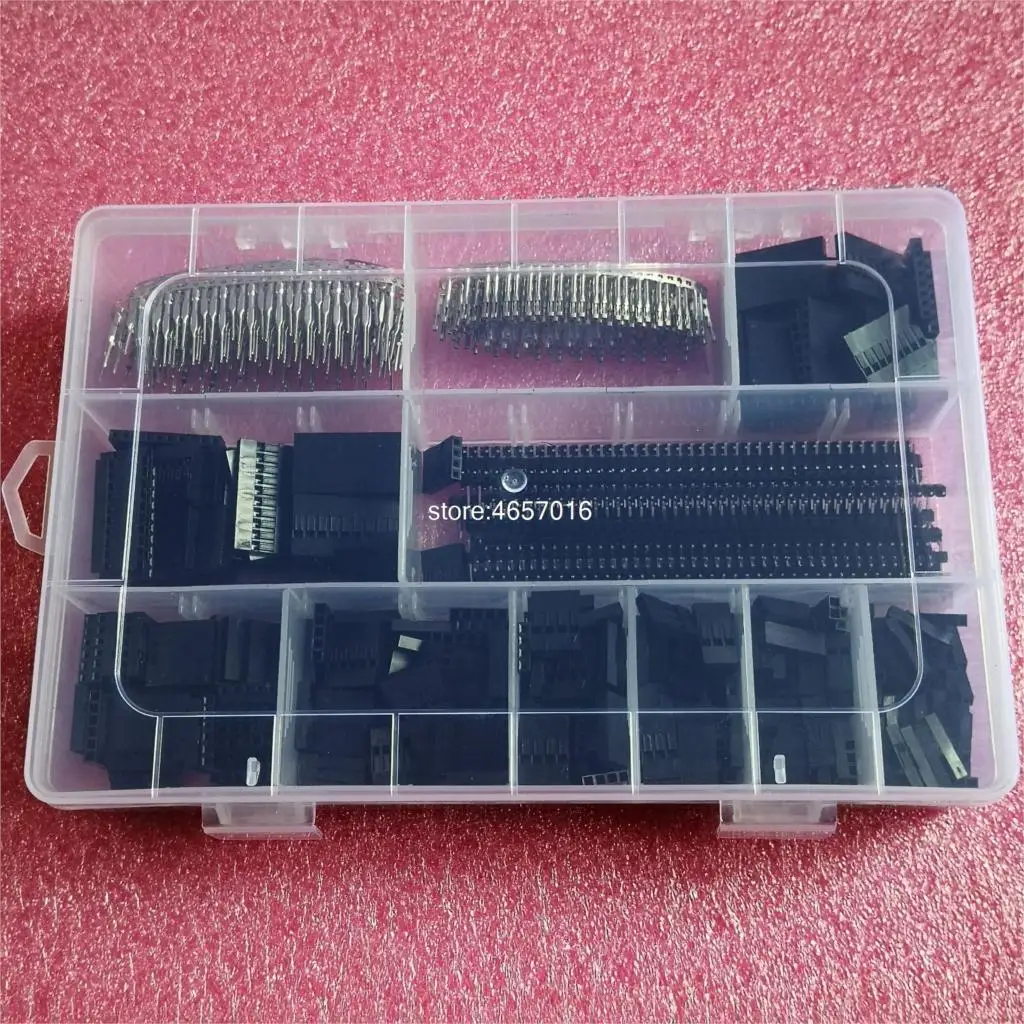 Комплект коннекторов Dupont 1450 шт./компл. 2 54 мм коннекторы PCB штыри папа мама