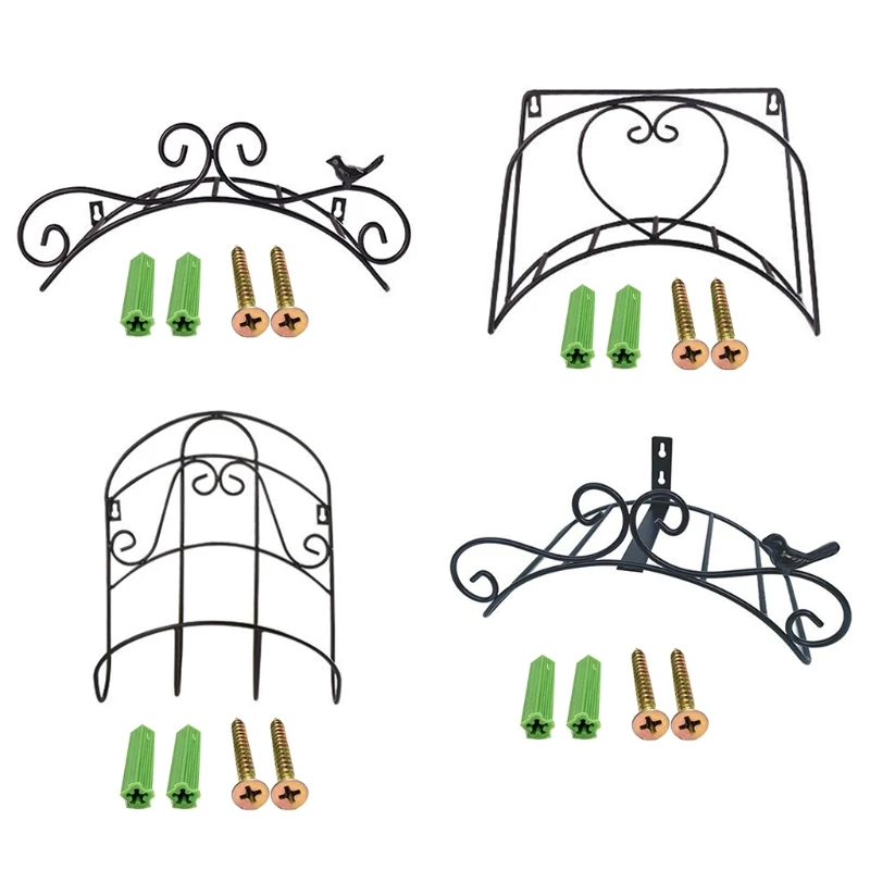 

Garden Hose Metal Holder Decorative Cast Iron Antique Wall Mount Bracket Pipe Hanging Hanger Storage Rack Rustic Shelf
