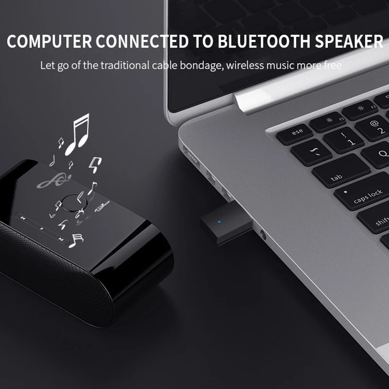 

5.0 Bluetooth Adapter Desktop Laptop USB Pc Bluetooth Transmitter Receiver for Connecting Headset Speaker
