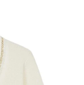 

2021 Spring and Summer New Women's Solid Color Tweed Three-quarter Sleeve Short Coat