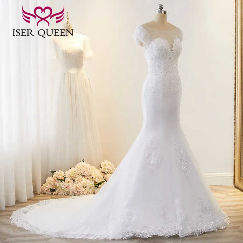 Роскошное платье невесты с кристаллами и бисером 2022 заводская цена короткими