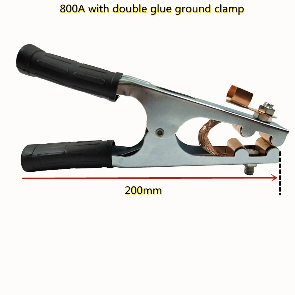 500A 800 Заземляющий зажим с гальваническим покрытием для медной сварки ручной