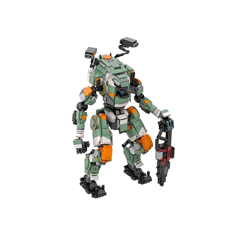 

MOC Rabbit Vanguard Team BT-7274 Robot Titanal строительные блоки Морфинг гатлинг Разрушитель кирпичи машина детские игрушки подарки