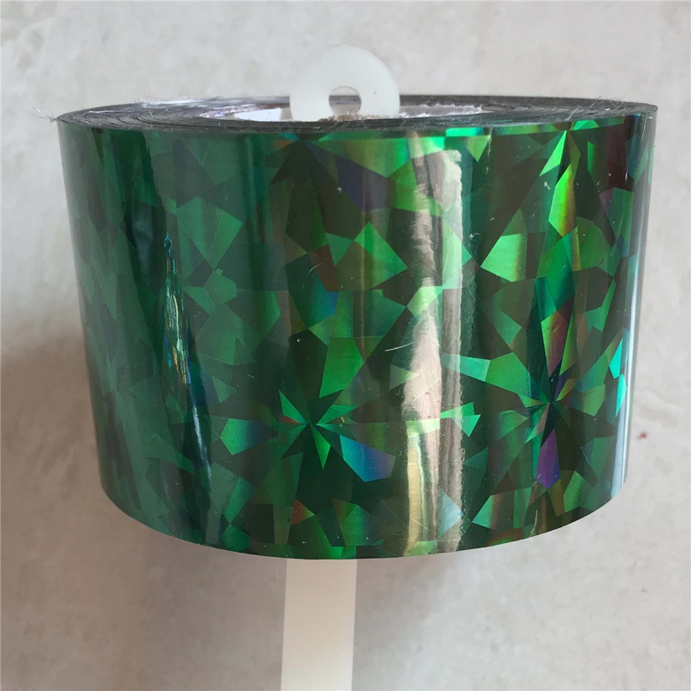 Голографические переводные наклейки для ногтей 1 рулон цветной хамелеон 120 м * 4 см