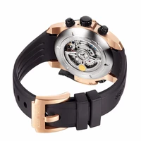 Reef TigerRT Designer Watches Men Big Dial Complicated Watch Perpetual Calendar Rubber Strap Watch Relogio Masculino RGA3503