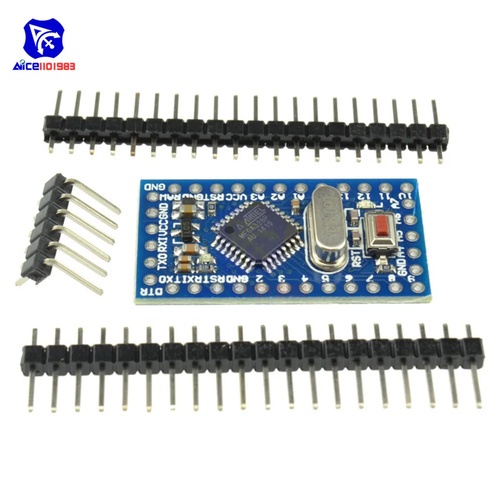 Diymore Pro Mini 5V кварцевый генератор ATMEGA328 Модульная плата расширения для Arduino |