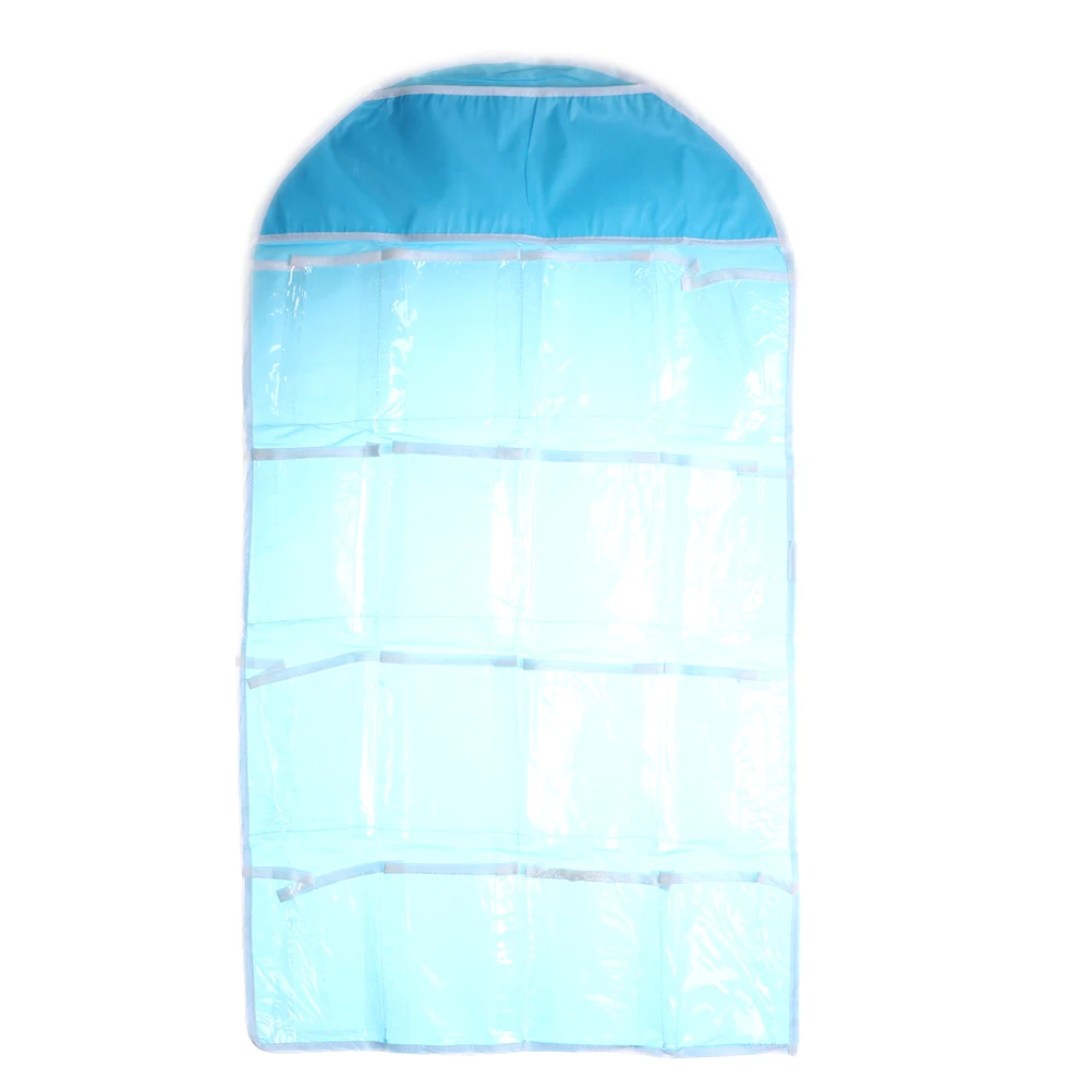 

1pc Practical 16Pockets Wall Wardrobe Hanging Organizer Sundries Jewelry Storage Bags Underwear Cosmetics Hanger Organizer