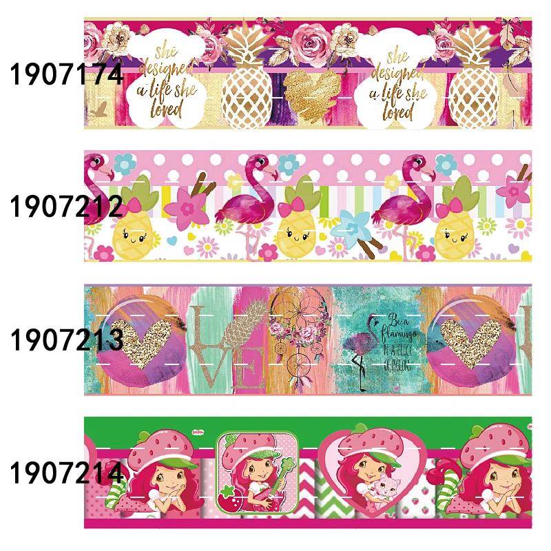 

Лента в рубчик с принтом Фламинго liston, 50 ярдов