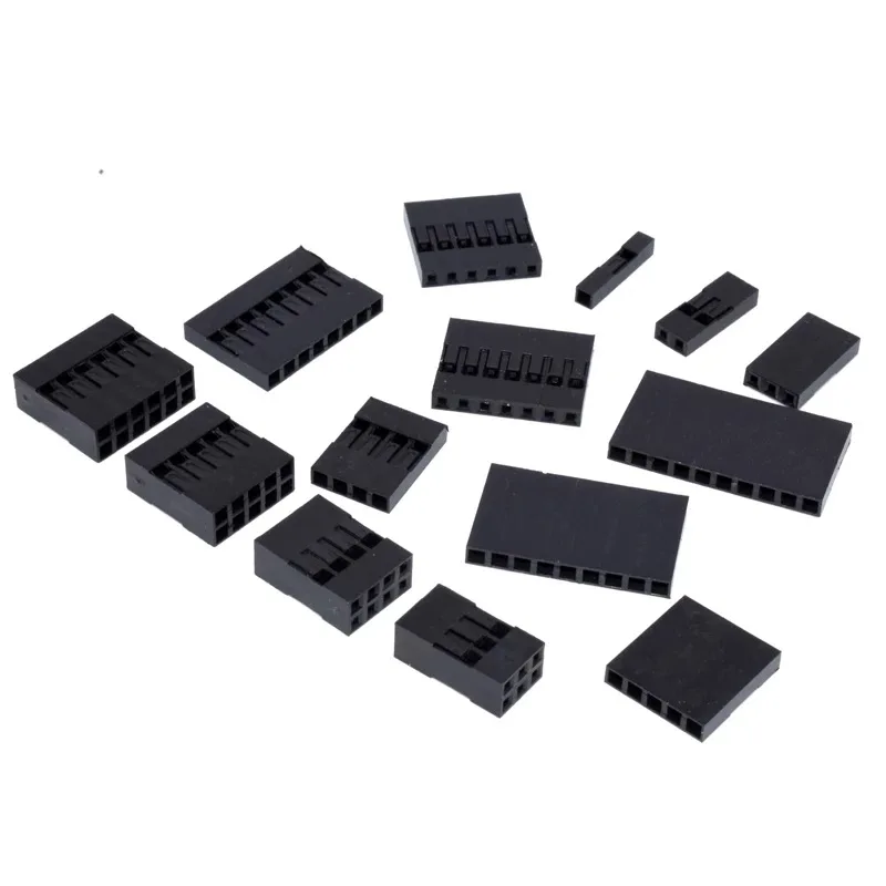 50/20 шт пластиковый корпус Dupont 1Pin 2Pin 3Pin 4Pin 7Pin 8pin 9pin 10pin 2 54 мм разъем