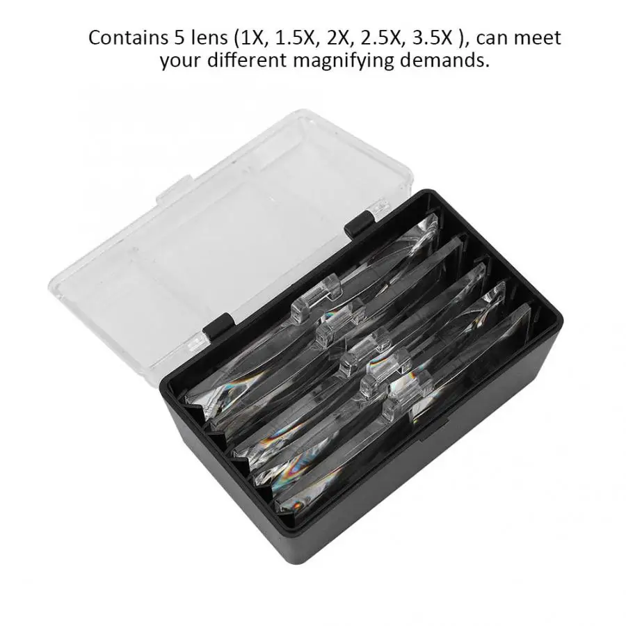 Новинка увеличительные очки с двойными глазами светодиодный светильник для