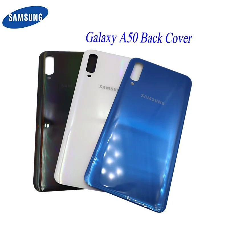 Samsung Galaxy A50 оригинальная задняя крышка SM-A505F A 50 A505 A505F крышка батареи задняя дверь корпус крышка чехол Замена