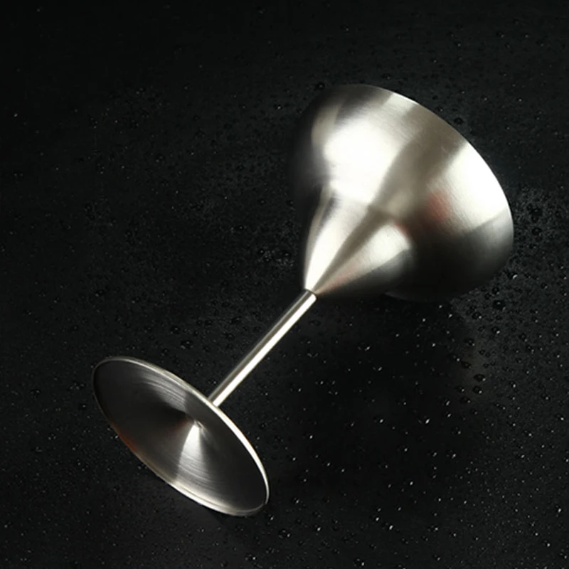 Металлический бокал для вина из нержавеющей стали 1 шт. бокалы Маргариты