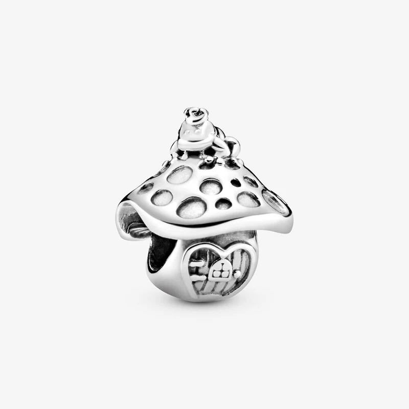 

Подвеска в виде гриба и лягушки для браслетов Pandora