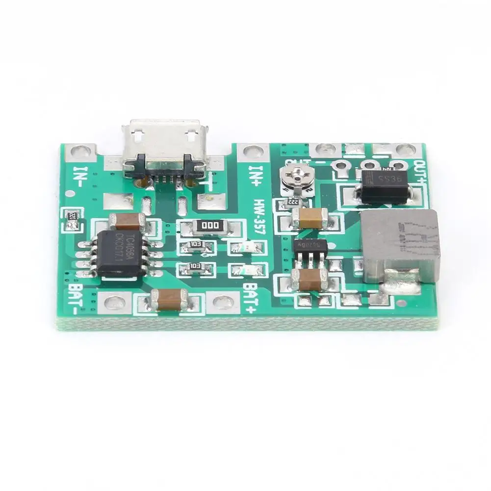 

3,7 в, 9 В, 5 В, 2 А, Регулируемый повышающий преобразователь, 18650 плата зарядного устройства для аккумулятора, против часовой стрелки, вращение п...