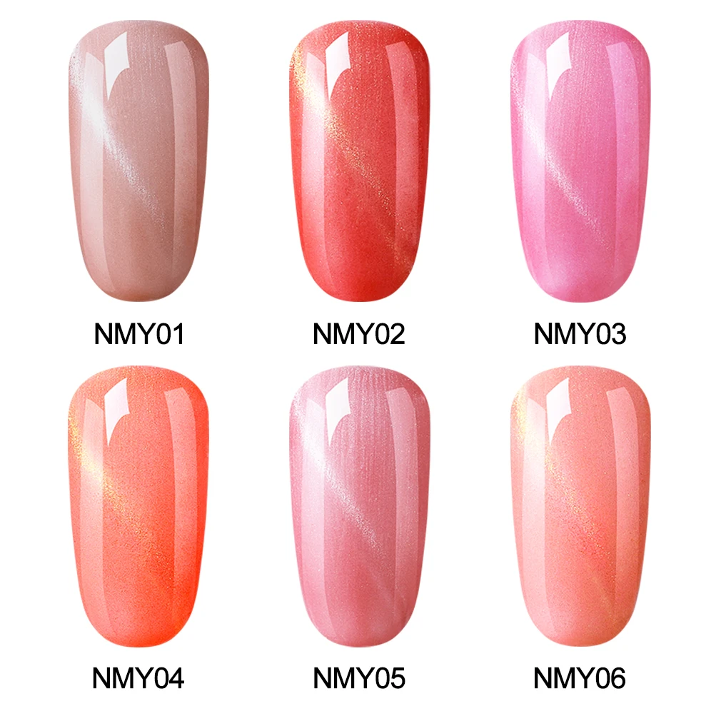 FairyGlo 7 мл серый кошачий глаз УФ гель лак для ногтей светодиодный отмачиваемый