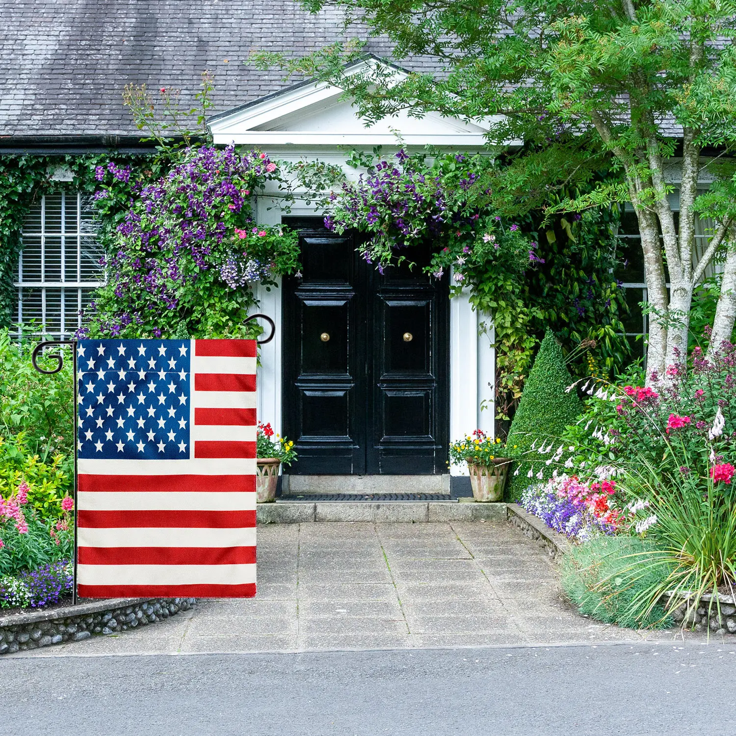 Американский Садовый флаг двусторонний баннер с защитой от УФ лучей