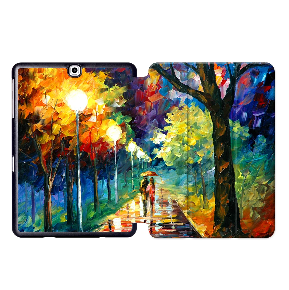 SS06 MTT чехол для планшета с масляным рисунком для samsung Galaxy S2 9,7 ''SM-T810 T813 T815 T819 складной магнитный защитный чехол из искусственной кожи с подставкой - Цвет: SS06