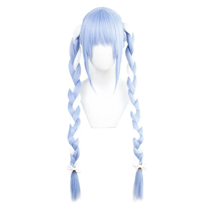Фото Hololive VTuber Usada пекоро Парик Косы фантазия Банни девушки Уши Косплей Prop hearwear синие Hololive VTuber Usada пекоро Парик Косы фантазия Банни девушки Уши Косплей Prop hearwear синие