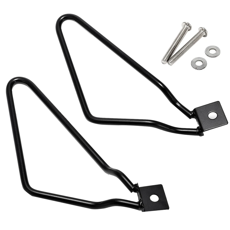 Фото Мотоциклетные сумки седельные кронштейны поддержка для Davidson Sportster 883 Iron XL883N Dyna Bob