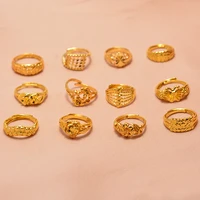 fashion variety dubai arab african small gold color rings for girls arabian middle east jewellery little bangs woman mama gift