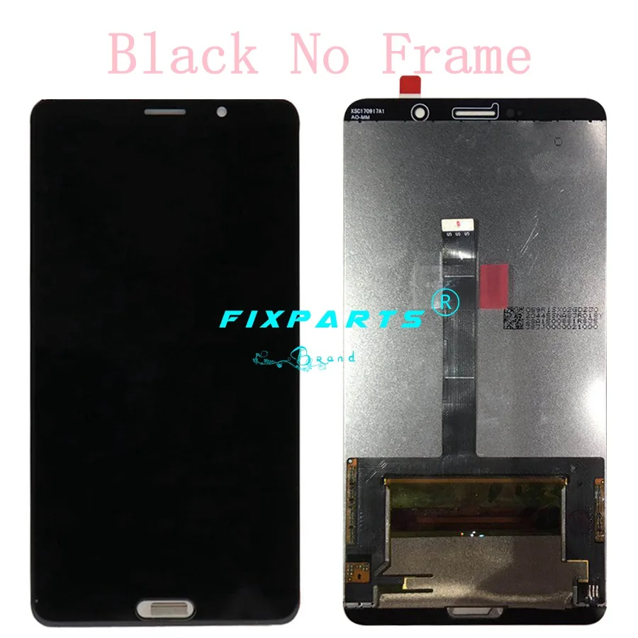 Black No Frame Huawei mate 10 ЖК-дисплей кодирующий преобразователь сенсорного экрана в сборе для huawei mate 10 lcd mate 10 ALP L09 L29 замена экрана - Цвет: Black No Frame