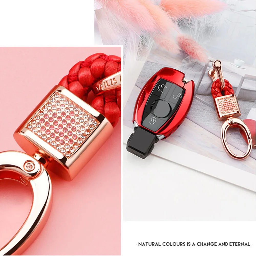 

New Hot Sale TPU Car Key Cover Keychain Case For Mercedes Benz CLS CLA GL R SLK AMG A B C S Class Remote Holder Accessories