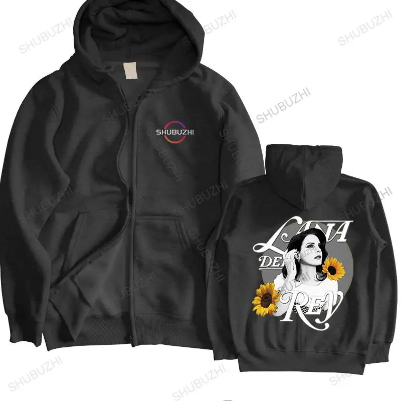 

Мужская Роскошная Осенняя толстовка, хлопковая толстовка с капюшоном и надписью на молнии, Лана Дель Рей, повседневная забавная Женская мод...