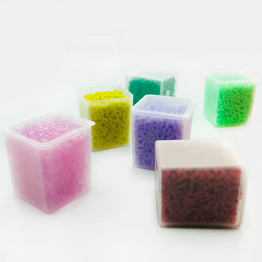 Бусины DOLLRYGA 72 Цвета 2 6 мм 2000 шт./кор. Perler железные бусины для детей Hama