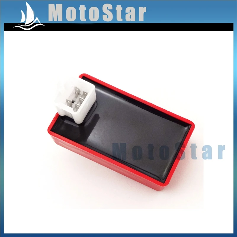 Коробка зажигания переменного тока 5 контактов красная для двигателя XR50 CRF50 50cc 70cc