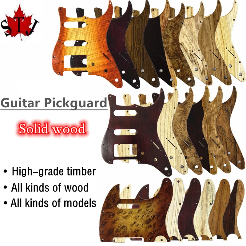 Golpeador de guitarra eléctrica SSH de madera maciza, placa de guitarra SSH Strat, protector de selección de arañazos, accesorios de guitarra