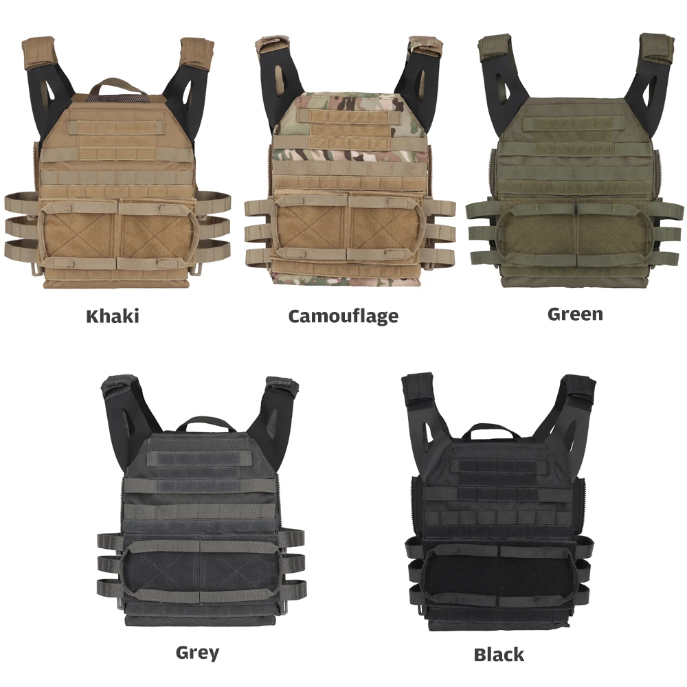 

Men Women Outdoor Molle Vest Adjustable Load Carrier Chest Protector for Hiking Backpacking Mountaineering Hunting Vest