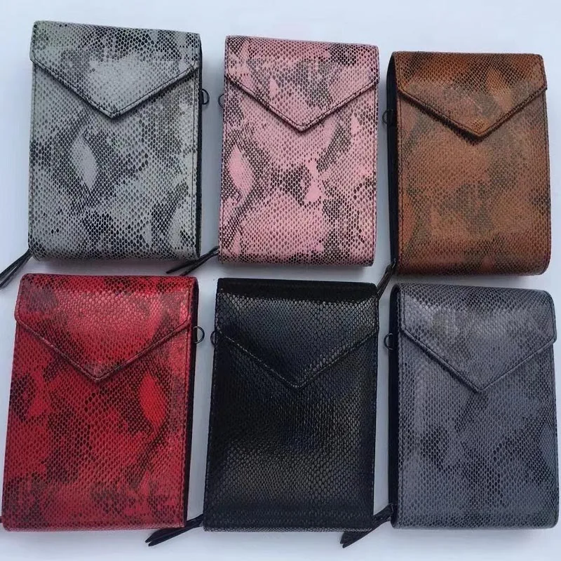 

Сумка-кошелек женская из коровьей кожи, на цепочке