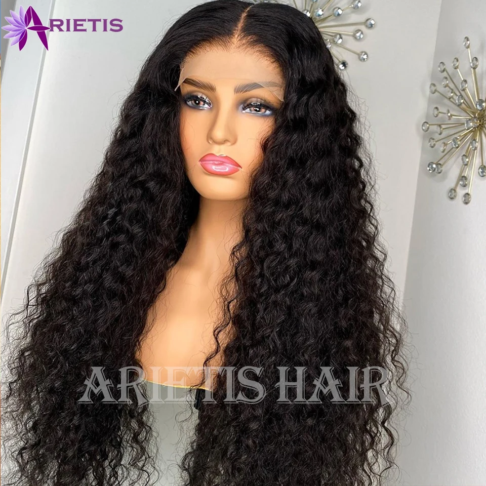 28 30 дюймов 13x4 вьющиеся Синтетические волосы на кружеве человеческих волос парики