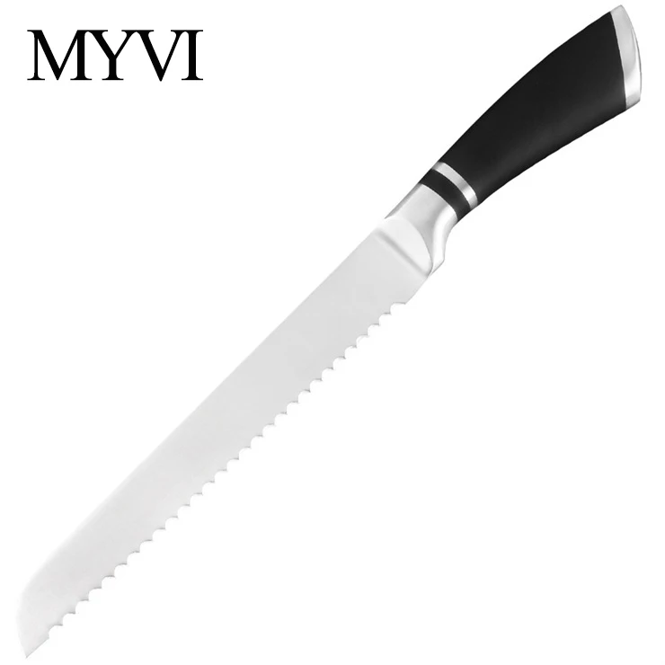C.8 inch Bread Knife Кухонные ножи ручной работы из нержавеющей стали, аксессуары для кухонных ножей, японский нож для приготовления фруктов, Santoku, шеф-повара, набор ножей для нарезки хлеба - Цвет: C.8 inch Bread Knife