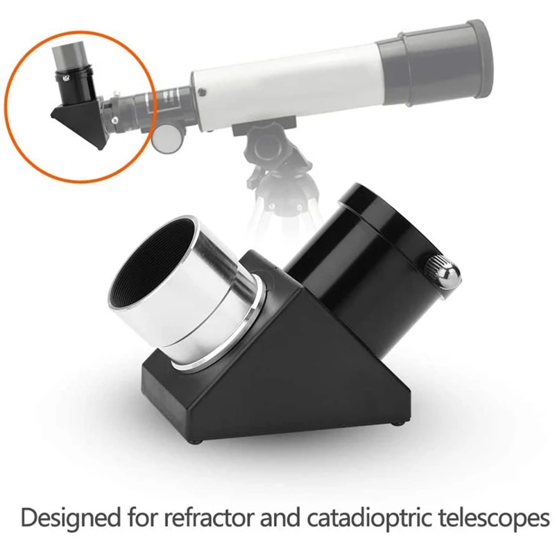 Diagonal Mirror 1.25inch 90 Degree Adapter Erecting Image Positive Prism Optic for Telescope Eyepiece | Инструменты