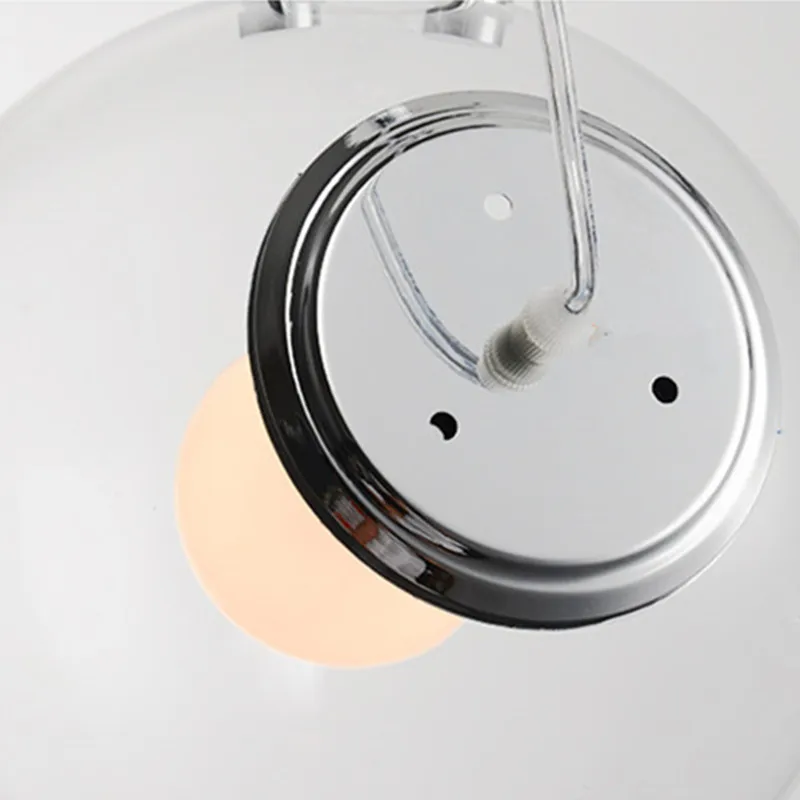 

Modern Lamp Pendant Light Glass Bubble Ball Indoor Lighting 25cm/30cm Hanging Restaurant Bedroom LED Decoration Light Fixture