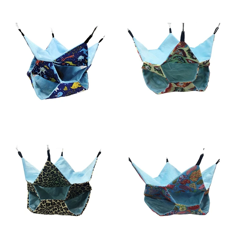 

Медовый мешок, трехслойный Теплый Гамак в виде летящей белки, подвесной спальный мешок для белки, маленький тоннель для домашних животных