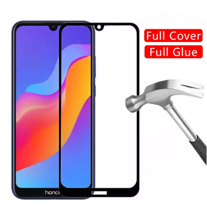 

2Pcs Full Cover Tempered Glass For Huawei Honor 8a 8C 8S 8X Screen Protector Honor 9A 9C 9X 10i 9 10 lite Protective Glass Film