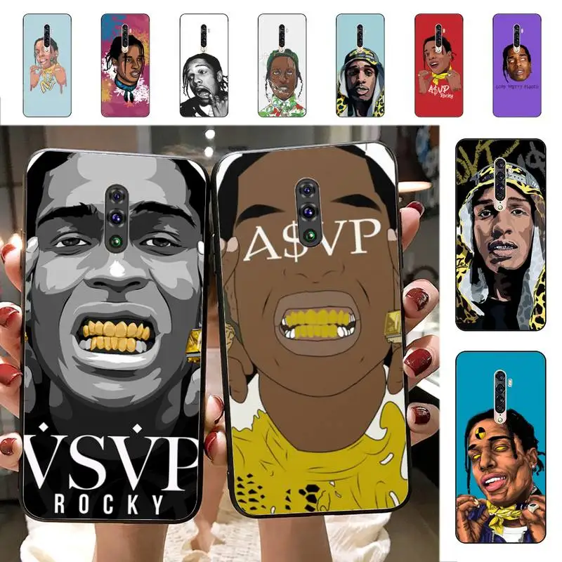 

Yinuoda ASAP Mob Asap Rocky Rapper TESTING Phone Case for Vivo Y91C Y11 17 19 17 67 81 Oppo A9 2020 Realme c3