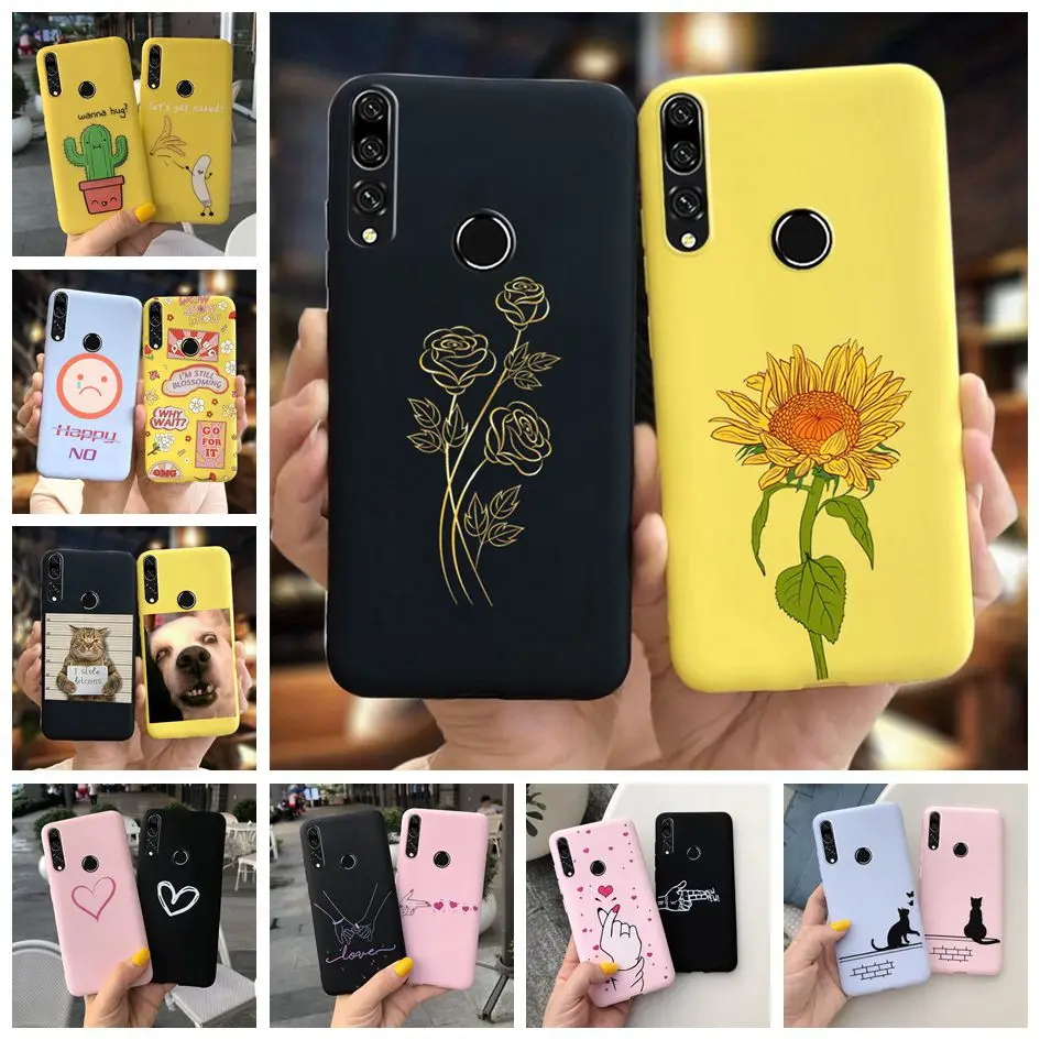 Мультяшный чехол для Huawei Y9 Prime 2019 P Smart Z мягкий силиконовый цветные чехлы