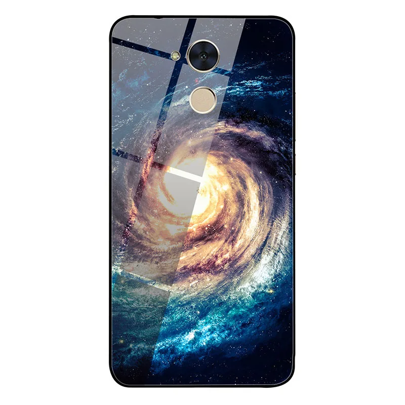 Новый Модный чехол из закаленного стекла для Huawei Honor 6C Pro телефона 9X 9 lite задняя