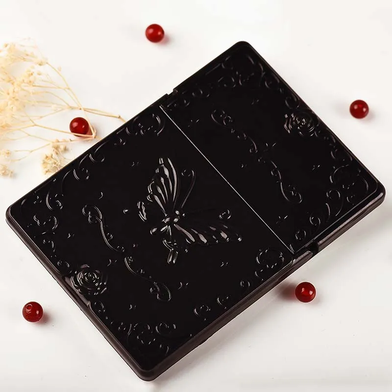 50 шт. маслопоглощающие листы с черно белым зеркалом|Зеркала для макияжа| |