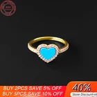 Женское кольцо из серебра S925 пробы с синей надписью Love