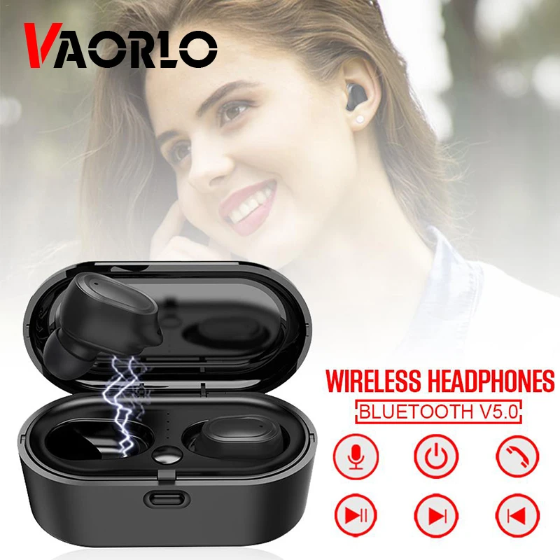VAORLO AIR2 Bluetooth наушники TWS True Беспроводные спортивные 3D Стерео шумоподавление
