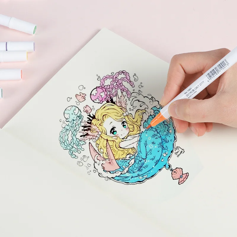 12 18 24 36 цветные маркеры манга для рисования ручка на спиртовой основе эскиз