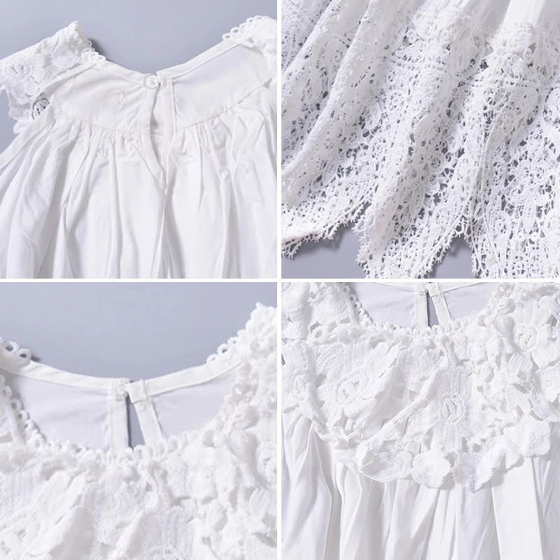 Детское асимметричное платье для девочек с круглым вырезом | Детская одежда и